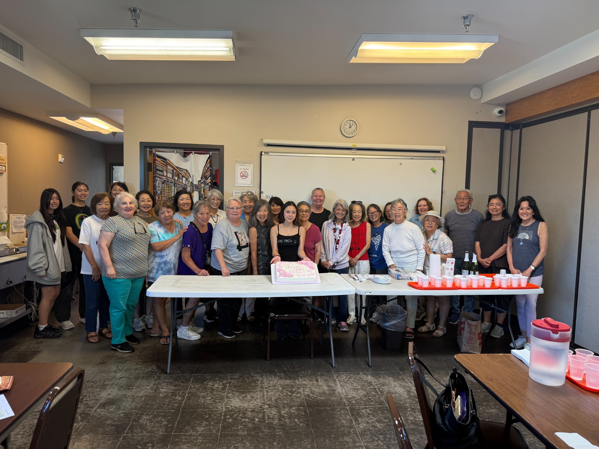 Group photo after the class